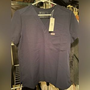 Navy blue Figs scrub top